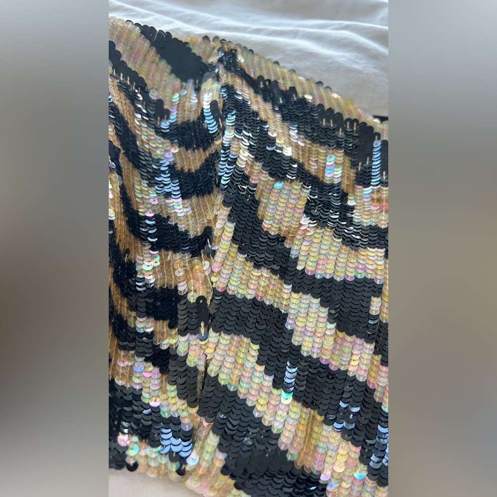 Jeanette kastenberg sequin crop bustier top - Picture 10 of 16